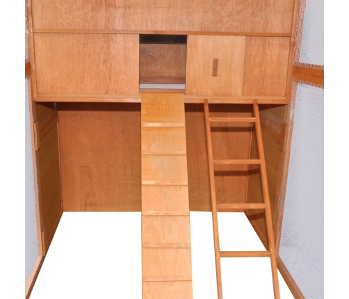 vidaXL vistu būris, 295x163x170 cm, koks