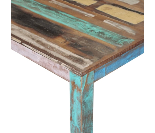 vidaXL virtuves galds, pārstrādāts masīvkoks, 80x82x76 cm