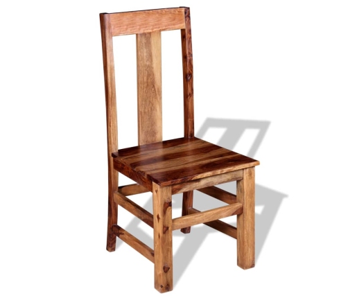 vidaXL virtuves krēsli, 2 gab., ciets rožkoks