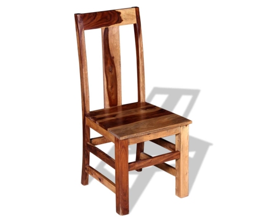 vidaXL virtuves krēsli, 2 gab., ciets rožkoks