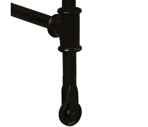 vidaXL virtuves galds, 180 cm, pārstrādāts masīvkoks