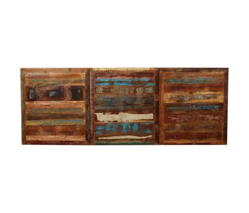 vidaXL virtuves galds, 180 cm, pārstrādāts masīvkoks