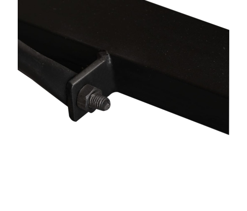 vidaXL virtuves galds, 120 cm, neapstrādāts mango masīvkoks