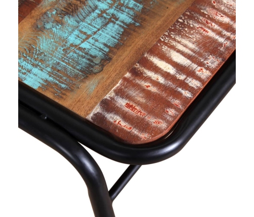 vidaXL virtuves krēsli, 2 gab., pārstrādāts masīvkoks