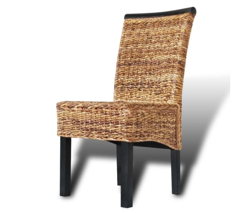 Virtuves Krēsli, 4 Gab., Abaka Un Mango Masīvkoks Vidaxl