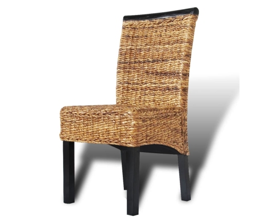 Virtuves Krēsli, 6 Gab., Abaka Un Mango Masīvkoks Vidaxl