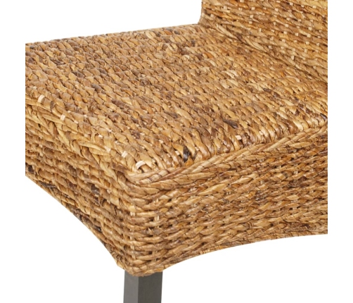 Virtuves Krēsli, 6 Gab., Abaka Un Mango Masīvkoks Vidaxl