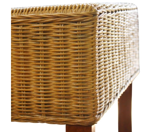 Virtuves Krēsli, 4 Gab., Brūni, Dabīga Rotangpalma Vidaxl