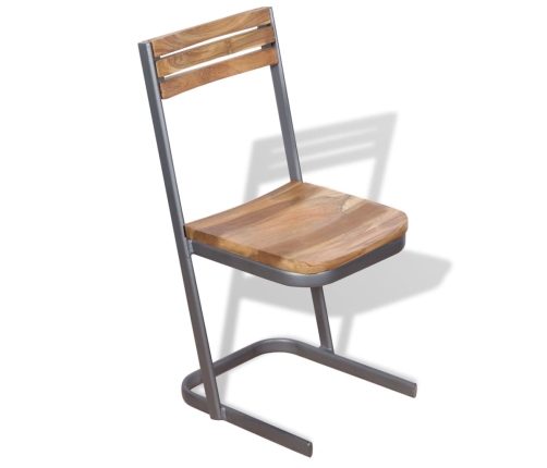 Virtuves Krēsli, 4 Gab., Masīvs Tīkkoks Vidaxl