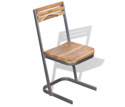 Virtuves Krēsli, 6 Gab., Masīvs Tīkkoks Vidaxl