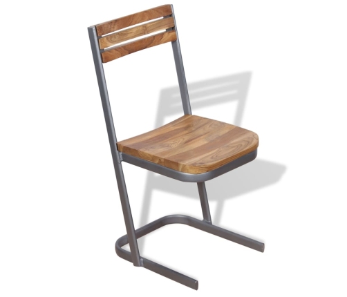 Virtuves Krēsli, 6 Gab., Masīvs Tīkkoks Vidaxl