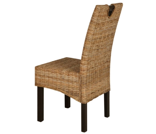 Virtuves Krēsli, 6 Gab., Kubu Rotangpalma, Mango Koks Vidaxl