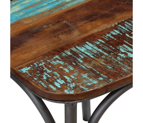 vidaXL virtuves krēsli, 6 gab., pārstrādāts masīvkoks