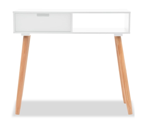 vidaXL konsoles galdiņš, priedes masīvkoks, 80x30x72 cm
