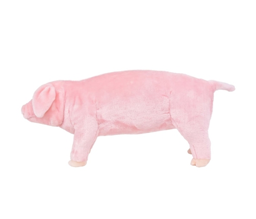 vidaXL rotaļu sivēntiņš, rozā plīšs, XXL