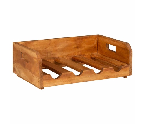 vidaXL vīna pudeļu statīvi, 4 gab., 16 pudelēm, masīvs sarkankoks