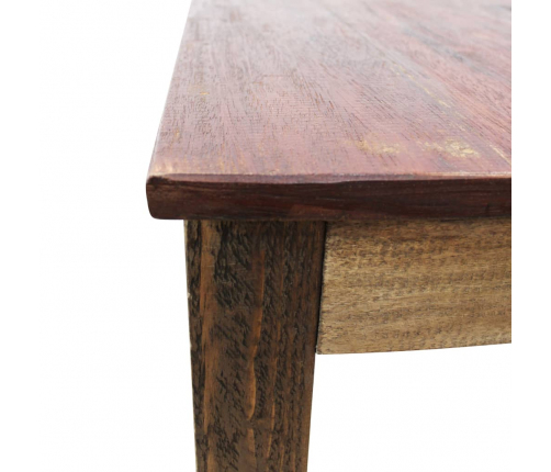 vidaXL virtuves galds, 82x80x76 cm, jaukts pārstrādāts koks