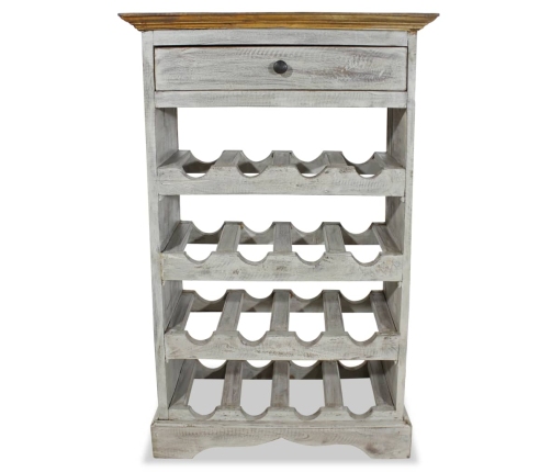 vidaXL vīna pudeļu statīvs, 55x23x85 cm, masīvs sarkankoks