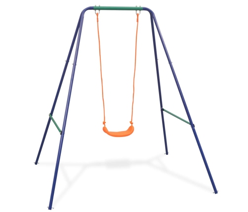 vidaXL vienvietīgās šūpoles un mazuļu šūpoles, 2- vienā, oranžas