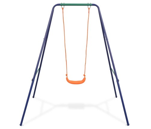 vidaXL vienvietīgās šūpoles un mazuļu šūpoles, 2- vienā, oranžas