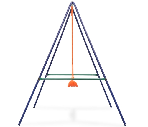 vidaXL vienvietīgās šūpoles un mazuļu šūpoles, 2- vienā, oranžas
