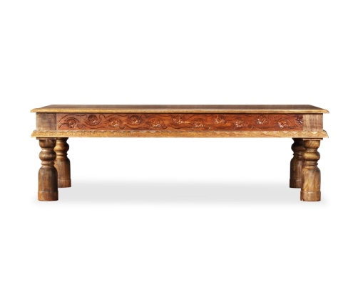 Kafijas Galdiņš, 110X60X38 Cm, Masīvs Mango Koks, Rožkoks Vidaxl