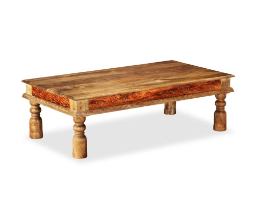 Kafijas Galdiņš, 110X60X38 Cm, Masīvs Mango Koks, Rožkoks Vidaxl