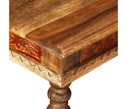 Kafijas Galdiņš, 110X60X38 Cm, Masīvs Mango Koks, Rožkoks Vidaxl