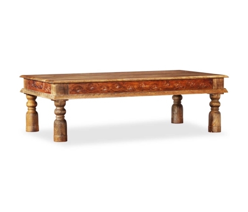 Kafijas Galdiņš, 110X60X38 Cm, Masīvs Mango Koks, Rožkoks Vidaxl