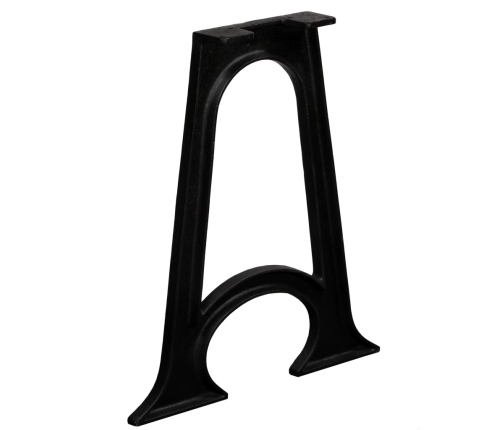 Virtuves Galda Kājas, 2 Gab., Ar Izliektu Pamatni, Čuguns Vidaxl