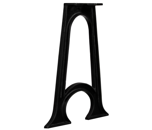 Virtuves Galda Kājas, 2 Gab., Ar Izliektu Pamatni, Čuguns Vidaxl