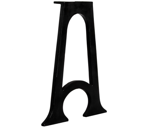 Virtuves Galda Kājas, 2 Gab., Ar Izliektu Pamatni, Čuguns Vidaxl