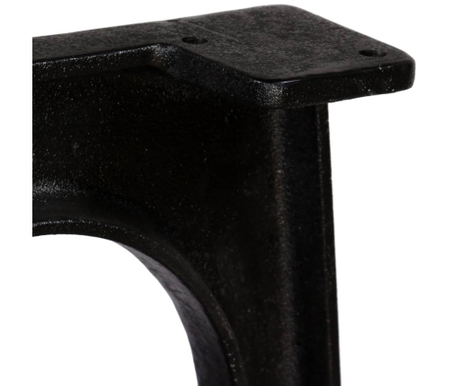 Virtuves Galda Kājas, 2 Gab., Ar Izliektu Pamatni, Čuguns Vidaxl