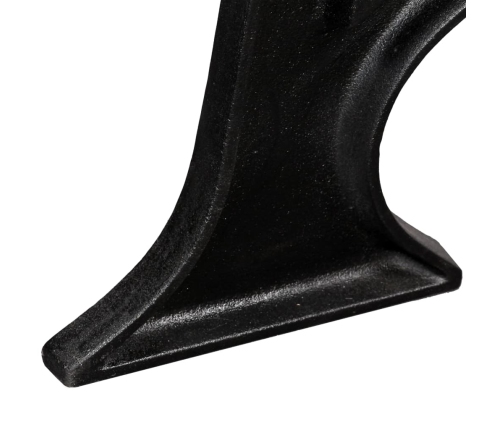 Virtuves Galda Kājas, 2 Gab., Ar Izliektu Pamatni, Čuguns Vidaxl