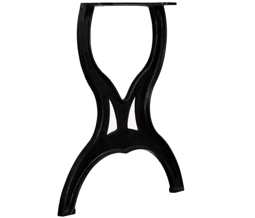 Virtuves Galda Kājas, 2 Gab., X Forma, Čuguns Vidaxl