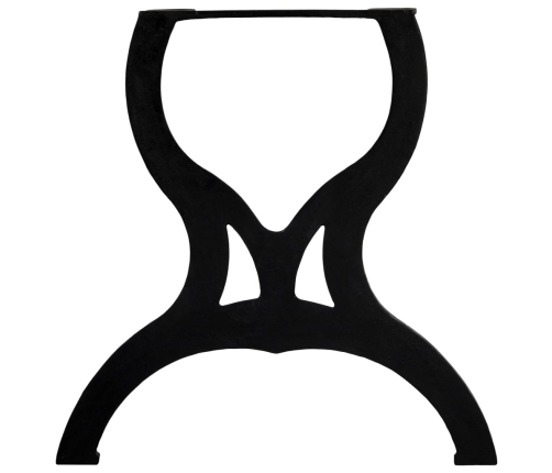 Virtuves Galda Kājas, 2 Gab., X Forma, Čuguns Vidaxl