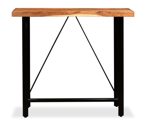 vidaXL bāra galds, 120x60x107 cm, akācijas masīvkoks