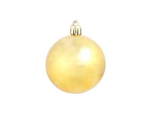 vidaXL Ziemassvētku bumbas, 100 gab., 3/4/6 cm, zelta