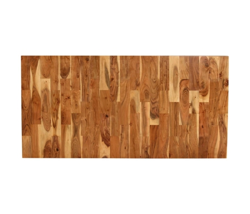 vidaXL virtuves galds, 180x90x76 cm, akācijas un mango masīvkoks