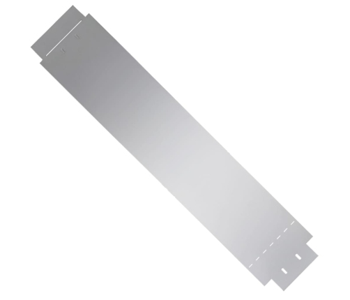 vidaXL zāliena apmales, 10 gab., cinkots tērauds, 100x20 cm