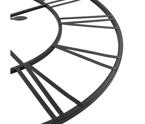 vidaXL vintāžas sienas pulkstenis, XXL, metāls, 80cm, kvarca mehānisms