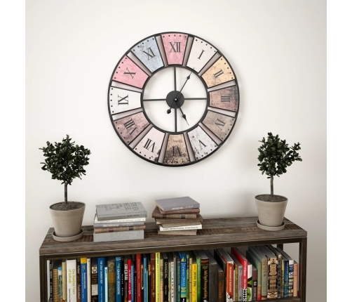 Vintāžas Sienas Pulkstenis, Kvarca Mehānisms, 60 Cm, Xxl Vidaxl