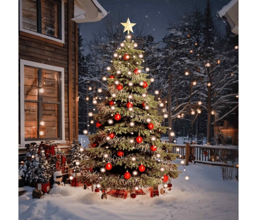 vidaXL Ziemassvētku lampiņas, 210 LED, 210 cm