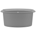 vidaXL virtuves izlietne, viena bļoda, ovāla, pelēka, granīts