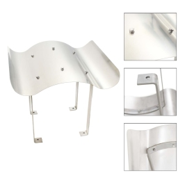 vidaXL skursteņa cepure, nerūsējošs tērauds, sudraba krāsā