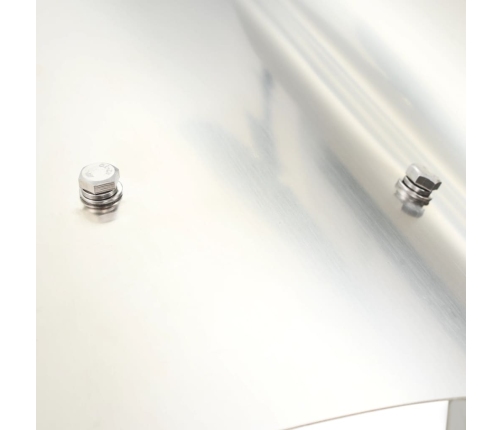 vidaXL skursteņa cepure, nerūsējošs tērauds, sudraba krāsā