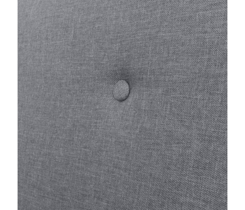 vidaXL dīvānu komplekts, 3 gab., gaiši pelēks audums