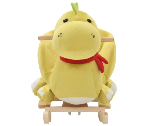 Rotaļu Šūpuļkrēsls Ar Atzveltni, 60X32X50 Cm, Pūķis, Zaļš Vidaxl