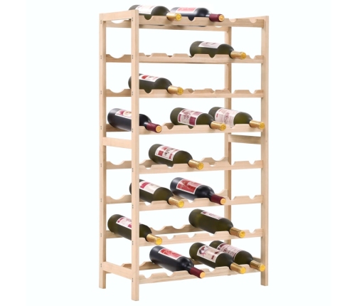 vidaXL vīna pudeļu plaukts, 57,5x28x102 cm, ciedru koks