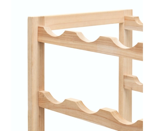 vidaXL vīna pudeļu plaukts, 57,5x28x102 cm, ciedru koks